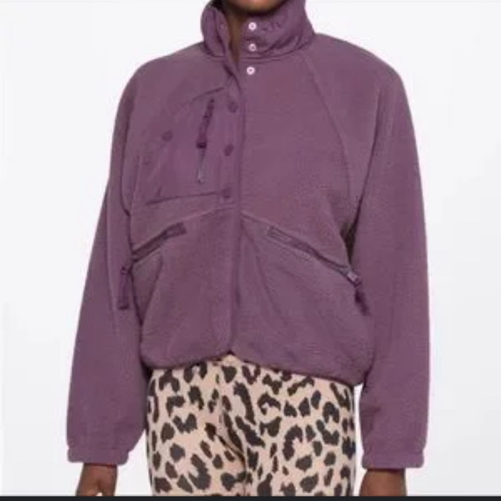 Free People Hit The Slopes Fleece Jacket